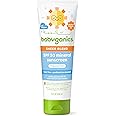 Babyganics SPF 50 Mineral Sunscreen Lotion, Sheer Blend, UVA UVB Protection, Octinoxate & Oxybenzone Free, Water Resistant, Fragrance Free, 8 oz