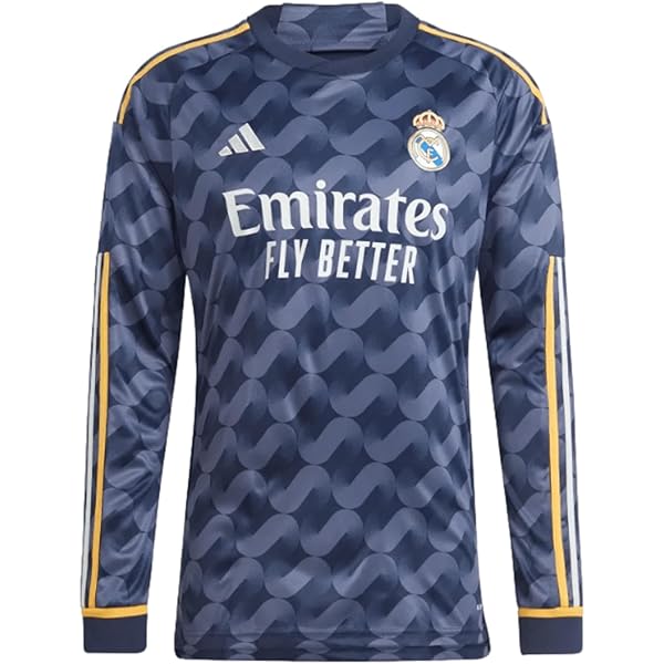 Amazon.com: adidas Real Madrid CF Adult Long Sleeve Home Jersey 23
