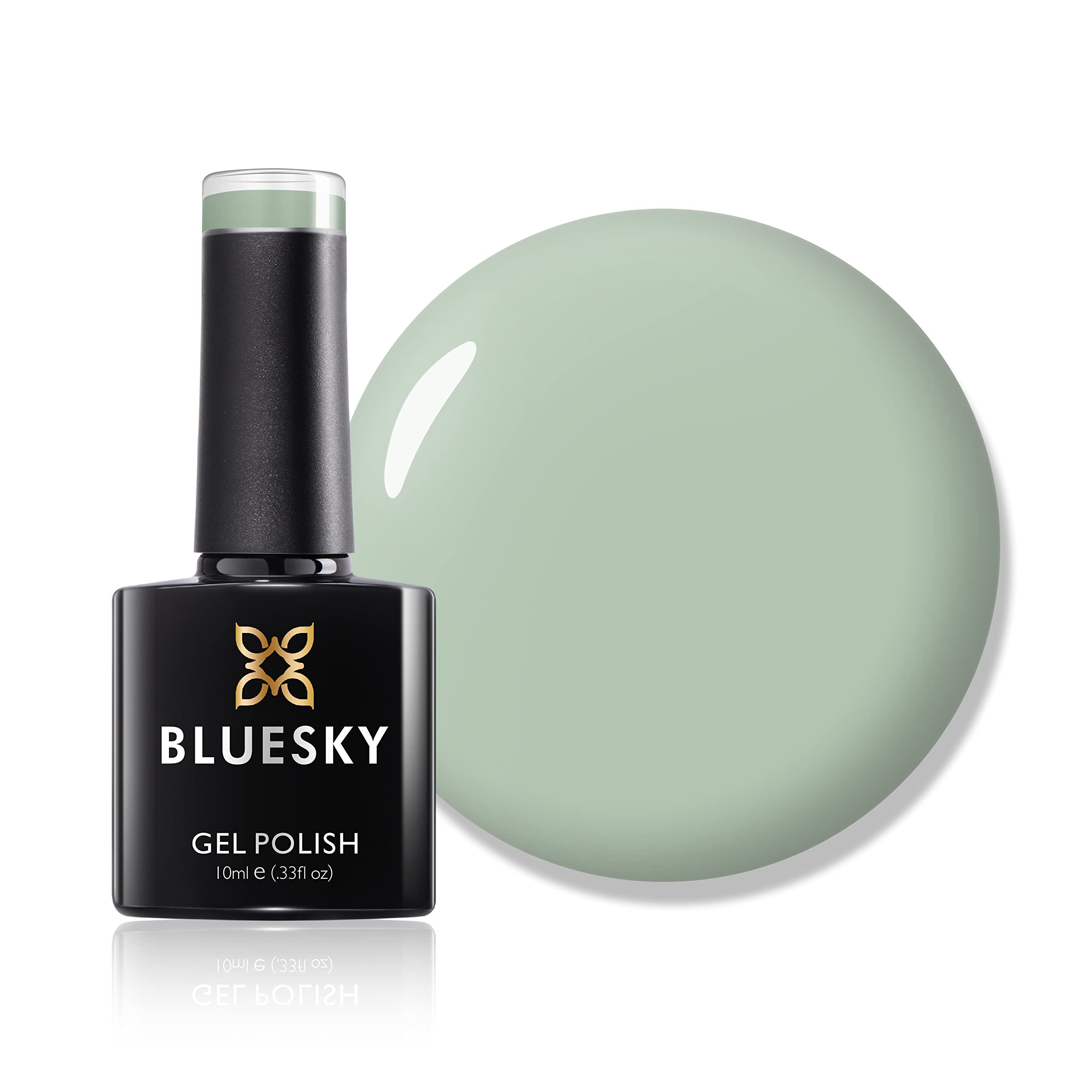 Bluesky Gel Nail Polish, Centre Sage FW04, Green, Long Lasting, Chip Resistant, 10 ml (Requires Drying Under UV LED Lamp)