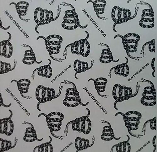 Hydrographics Film - Water Transfer Printing Film - Don't Tread on Me - 10ft Film Roll