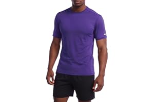 Zengjo Gym Shirt Men, Athletic Quick Dry Short Sleeve T-Shirt Moisture Wicking Shirts