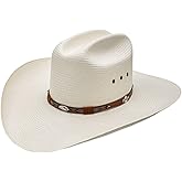 Stetson Unisex Rodeo Natural Cattleman Straw Western Hat Natural