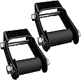 2pcs Rear Leaf Spring Shackle Kit (Left Driver & Right Passenger Side) for 1994-2004 S10 GMC Sonoma,1995-2005 Blazer,96-20 Isuzu Hombre, Jimmy Oldsmobile Bravada 1994-2001 Replaces 15665302 722-028