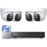 REOLINK 5MP 8CH Home Security Camera System with 2TB HDD RLK8-520D4-5MP | 4pcs 5MP Wired PoE IP Cameras Outdoor with Person/Pet/Vehicle Detection, 4K 8CH NVR with 2TB HDD for 24-7 Recording