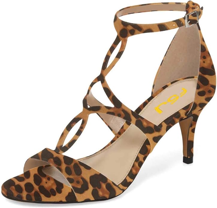 caged sandals low heel