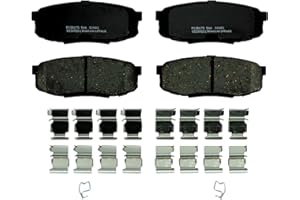 Stirling 4PCs Rear Brake Ceramic Pads kit for Toyota Tundra 2007 2008 2009 2010 2011 2012 2013 2014 2015 2016 2017 2018 2019 