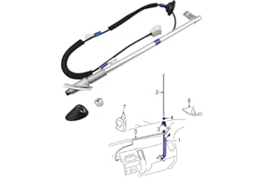 ANODZU Manual Antenna Assembly for Toyota Tacoma 2005-2015 - Includes Antenna Base, Cover, and Nut