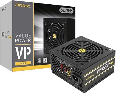 Antec VP550P Plus Power Supply 550W 80 Plus Active PFC ATX12V/EPS12V