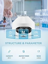 Mxmoonant Centrifuge Machine Benchtop Electric