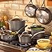 Anolon Nouvelle Copper Hard Anodized Nonstick Stock Pot/Stockpot with Lid - 8 Quart, Gray