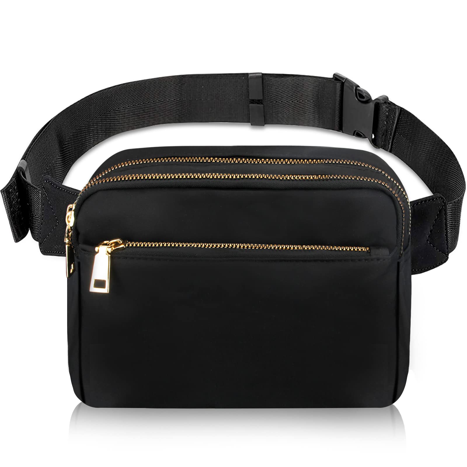 Best Fanny Packs for Women Men Belt Bag Designer Fashion Waist Bag for Outdoor Travel Running Stylish Hiking Waist Pack Black Cute Girl Fanny Pack