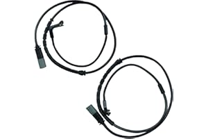 Bapmic Front 34356789501 and Rear 34356789505 Brake Pad Wear Sensor Kit for BMW E70 X5 2007 2008 2009 2010, X6 2008 2009 2010