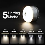 Lepro Rechargeable Camping Light, Tent Lantern, 5 Modes, Magnetic, USB C Power view 3
