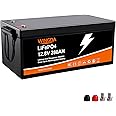 WINGDA 12V 280Ah LiFePO4 Battery,Built-in 200A BMS,5000+ Cycles 10 Year Life Time,Output 3584WH,Perfect for RV Camping,Solar,Marine,Golf Cart,Off-Grid and Most of Out-Door Power Applications.