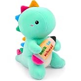 MUFEIRUO Dinosaur Plush,Back to School Stuffed Animal Toy with Pencil | Classroom Decor,Cute Soft 9 Inch Doll Back to School Gifts for Kids Students,First Day of School Gifts