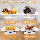 Mchodare Digital Pet Scale 10kg/1g LCD Display for Cats & Dogs view 4