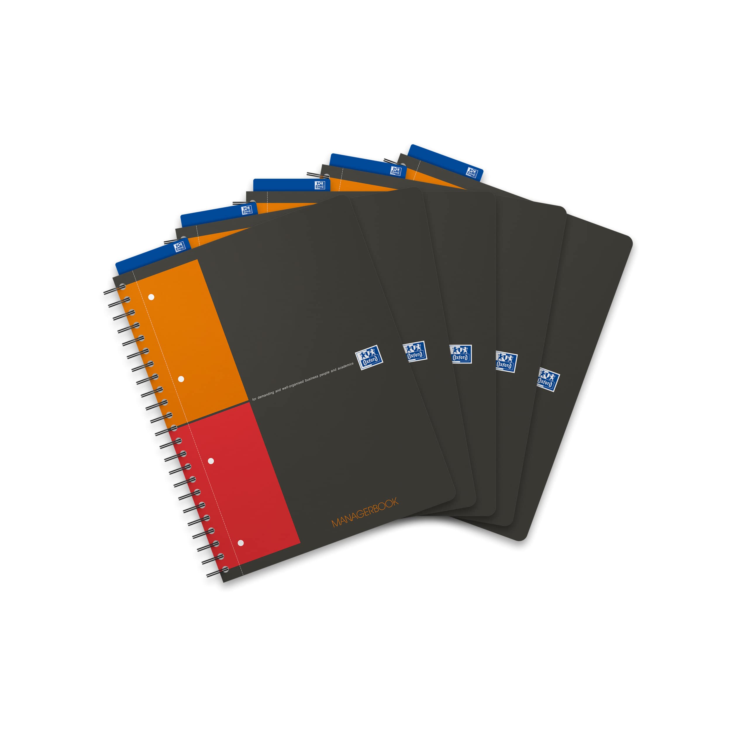 Oxford International A4 Polypropylene Project Wirebound Ruled Managers Book โ image 1