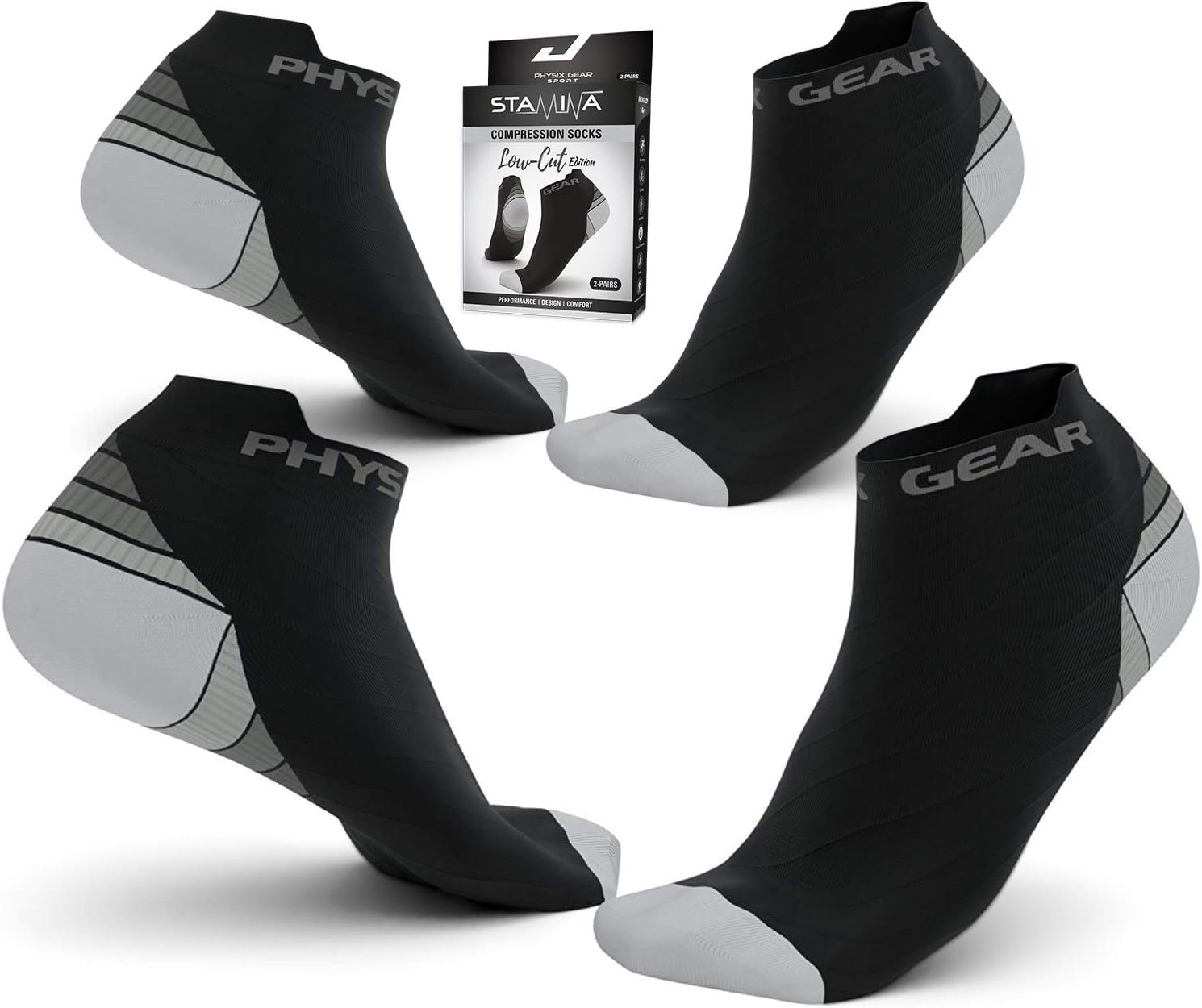 Best Low Cut No Show Athletic Socks for Stamina Circulation & Recovery