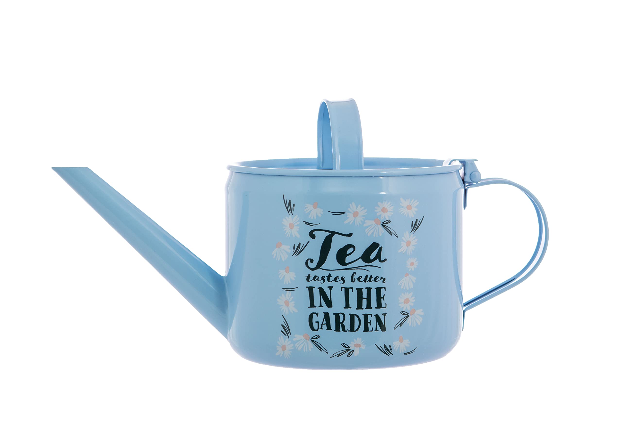 Boxer Gifts 'Tea Tastes Better in The Garden' Watering Can Teapot | Novelty Gardening Gifts for Women On Mother's Day, Christmas Or Birthdays, Blue