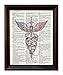 Fresh Prints of CT Caduceus Medical Symbol - Dictionary Art Print Printed On Authentic Vintage Dictionary Book Page - 8 x 10.5