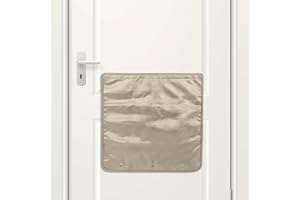 CRYSTALBERRY Large 19.7" x 19.7" Long Lasting Mail Slot Catcher Bag, 900D Mail Bag with Hook and Loop Fasteners, Mail Catcher for Front Door, Wall Mount Mail Slots, Home and Office Use