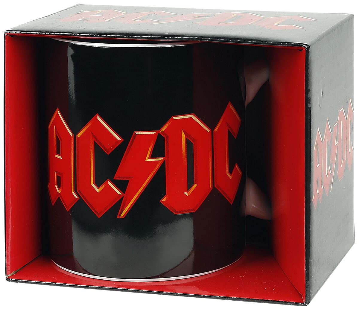 AC/DC AC/DC Logo Unisex Cup White, Ceramics,