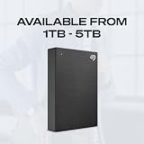 Seagate One Touch 4TB Password Activated External HDD USB 3.0 Space Gray view 7