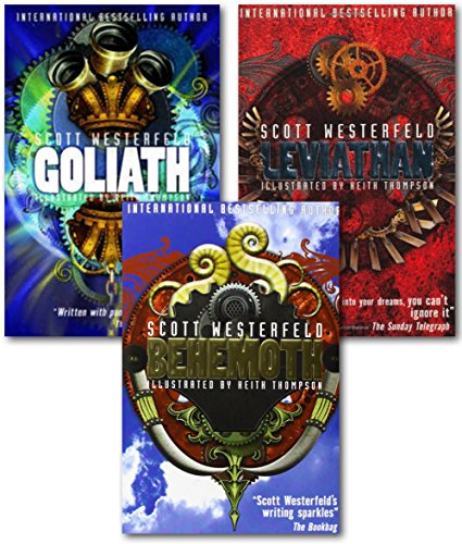 Scott Westerfeld Leviathan Trilogy Collection 3 Books Set Leviathan, Behemoth, Goliath
