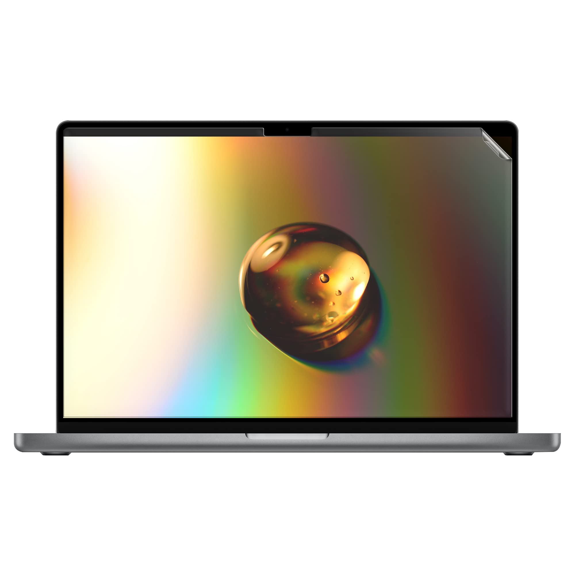 kwmobile Screen Protector for Apple MacBook Pro 14" (2021) A2442 Inch Screen Protector - Matte Display Film - Anti-Glare Anti-Reflective Laptop Protection
