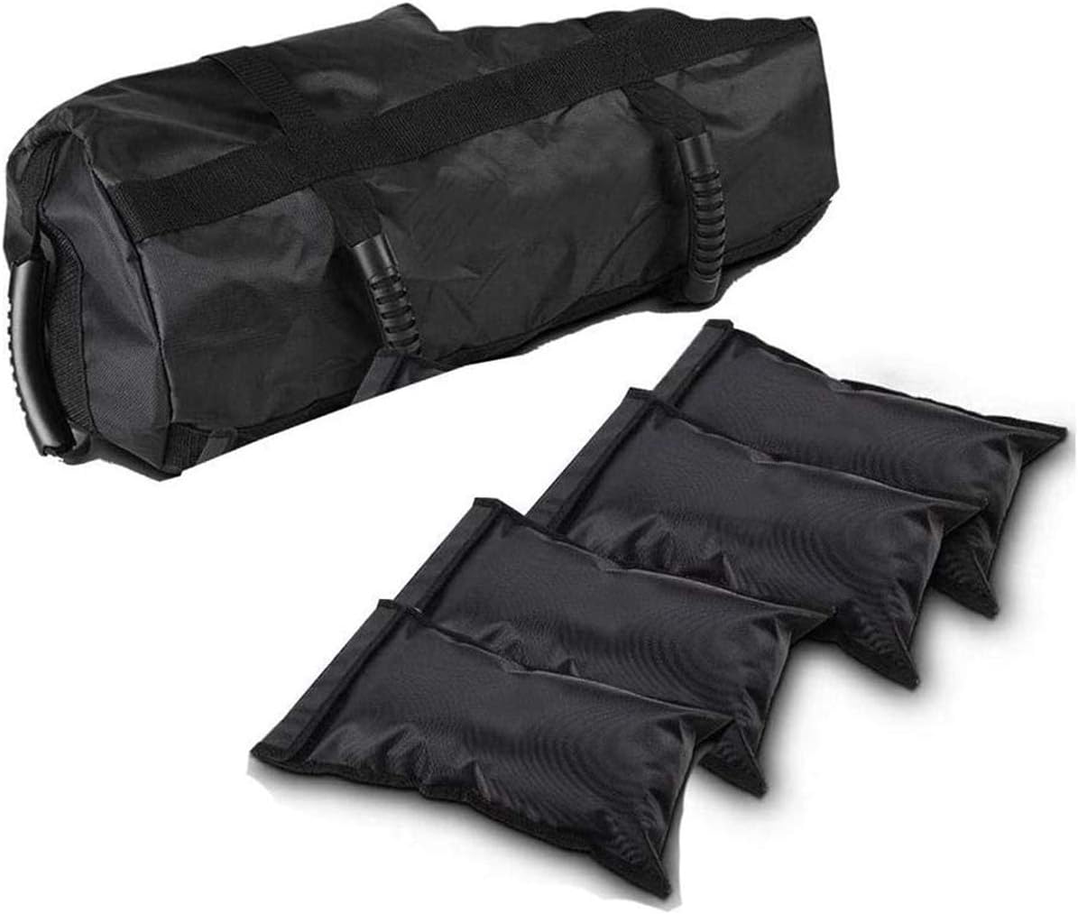 Set of 5 Weight Sand Bags Heavy Duty Workout Sandbags with Handles