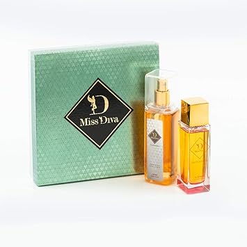 All Good Scents Miss Diva Fashionista Perfume & Body Mist Gift Set for Women,50 ML Perfume(EDP) + 150 Ml Body Mist Combo Women Giftset,Sweet & Seductive Fragrance made in France,Gift for All Occasion