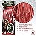 Premium Icicle Tinsel Strands for Christmas Tree - 2000 Old-Fashioned Red Icicles Garland for Xmas Trees Shiny Mylar - Each Strand 18 in. - Kid Pet Safe (Lead-Free) - Hang with Ornaments & Decor