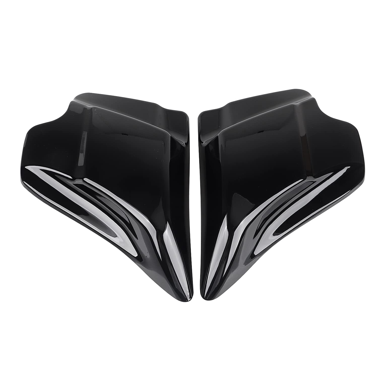 Photo 1 of YDLMT 1 Pair Gloss/Vivid Black Left Right Side Covers Panel Compatible With 1997-2007 Harley Touring Road King Electra Glide FLHT FLHR