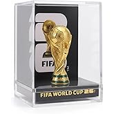Official FIFA World Cup 2026 Edition - 3 Inch 3D Trophy Inside a Premium Acrylic Case - Timeless Collector’s Item - FIFA World Cup Trophy Replica Perfect for Man Cave or Football Memorabilia