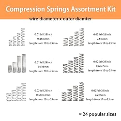Dianrui 392PCS Compression Springs Assortment Kit
