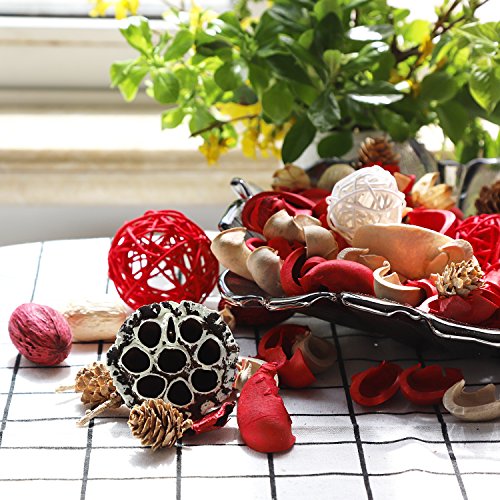 image for Qingbei Rina Gifts,Red Strawbarry Potpourri Bag,including lotus pod,Fl
