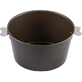 Louis Tellier 212620 Charlotte mould, 7" dia. x 4"H, chocolate brown, non-stick