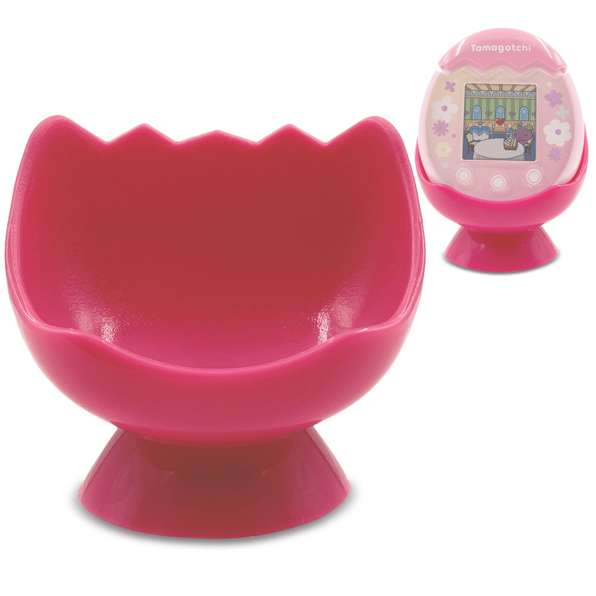 xcivi Desktop Dock Cradle Holder Stand for Tamagotchi Pix Virtual Interactive Pet (Dock Only) (Red)