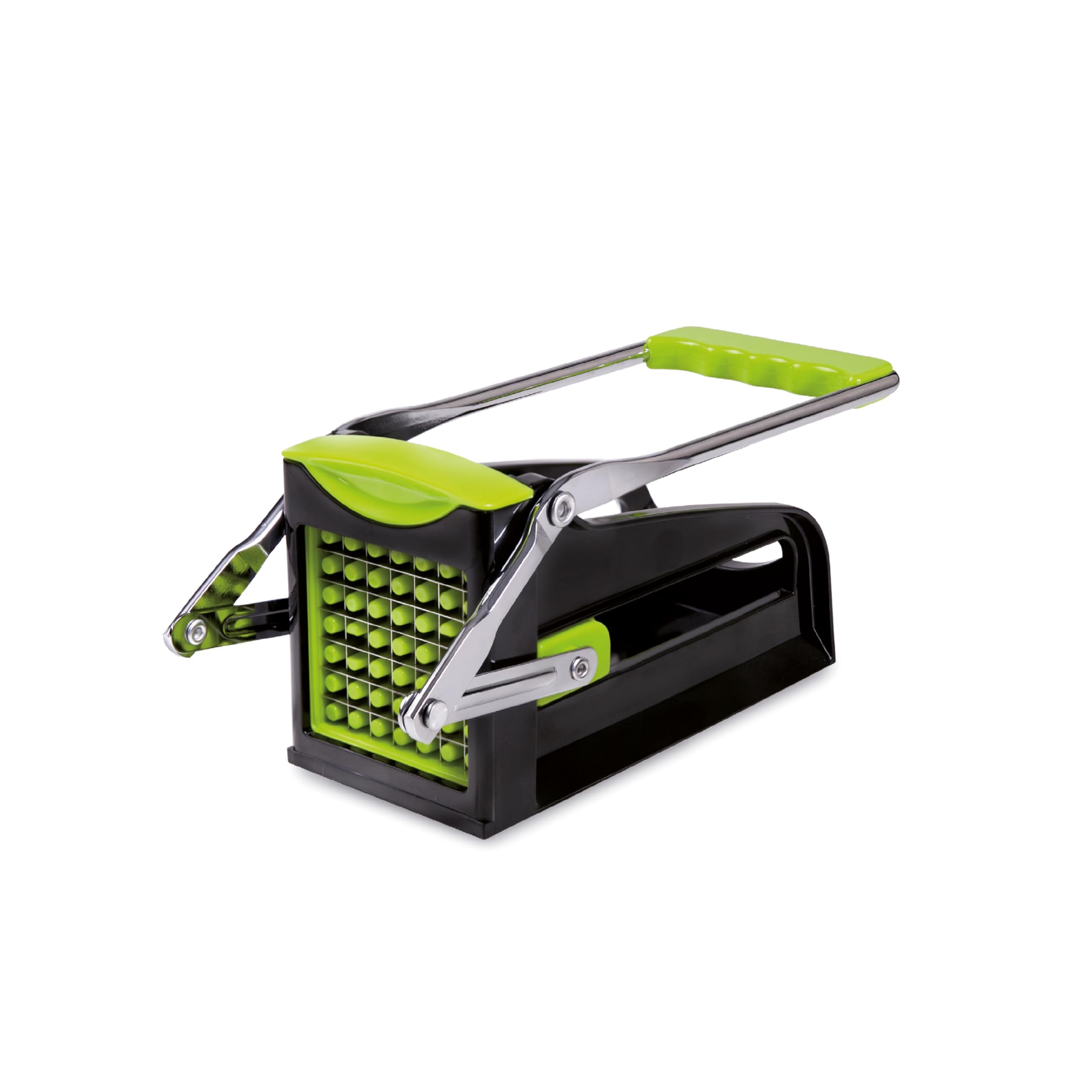 Ibili "Classica Potato Cutter, Silver/Green/Black, 25 x 9 cm