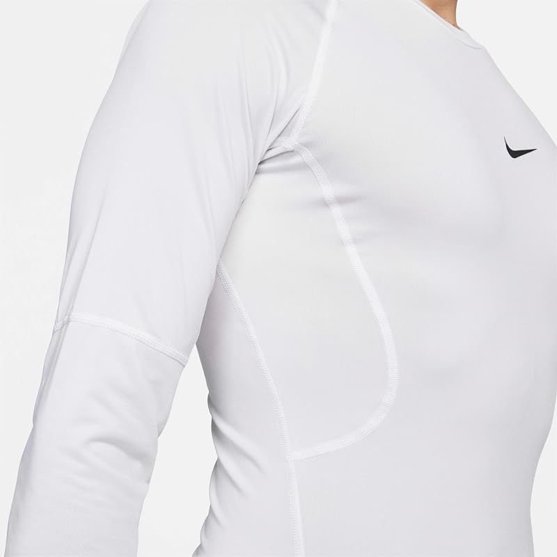 FB7919-100 M NP DF Tight TOP LS Sweatshirt Herren White/Black Größe L