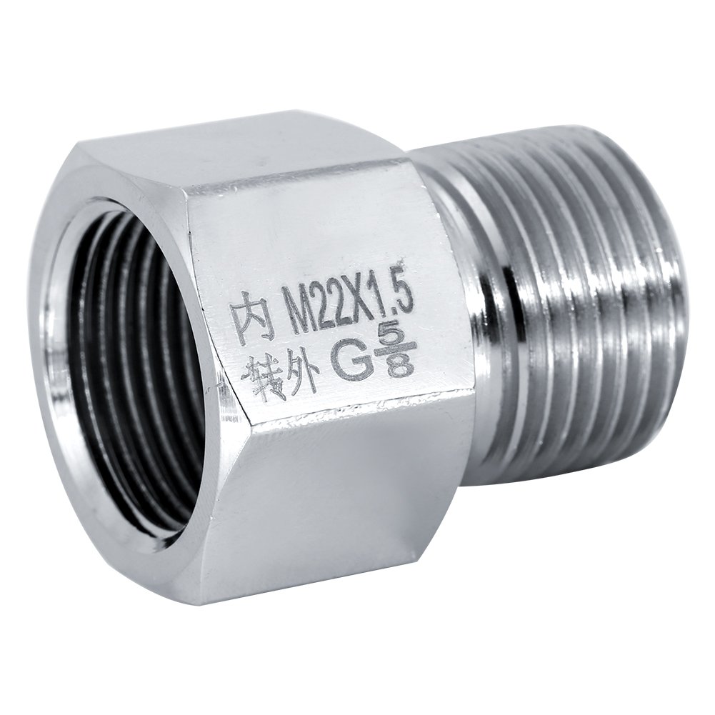 Photo 1 of Fdit CO2 Regulator Fish Equipment CO2 Cylinder Adapter Connector Converter for Aquarium 4 Sizes (Female M22x1.5 to Male G5/8)
