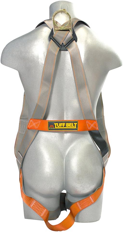 Madaco Roof Construction Fall Protection Full Body Industrial Safety Harness 30FT Rope Shock Pack Multi Use Anchor Kit ANSI OSHA Size M-XXL: Sports & Outdoors