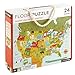 Petit Collage Floor Puzzle, USA, 24 Pieces