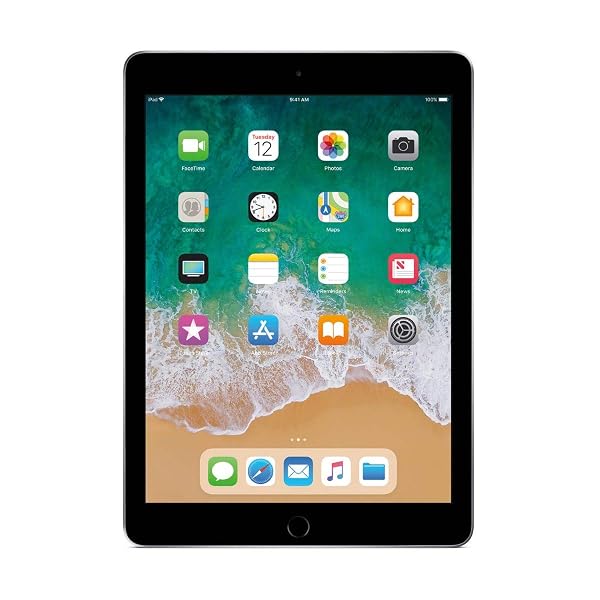 APPLE IPAD 9.7′ WITH WIFI, 32GB, SPACE GRAY – MP2F2LL/A (RENEWED)