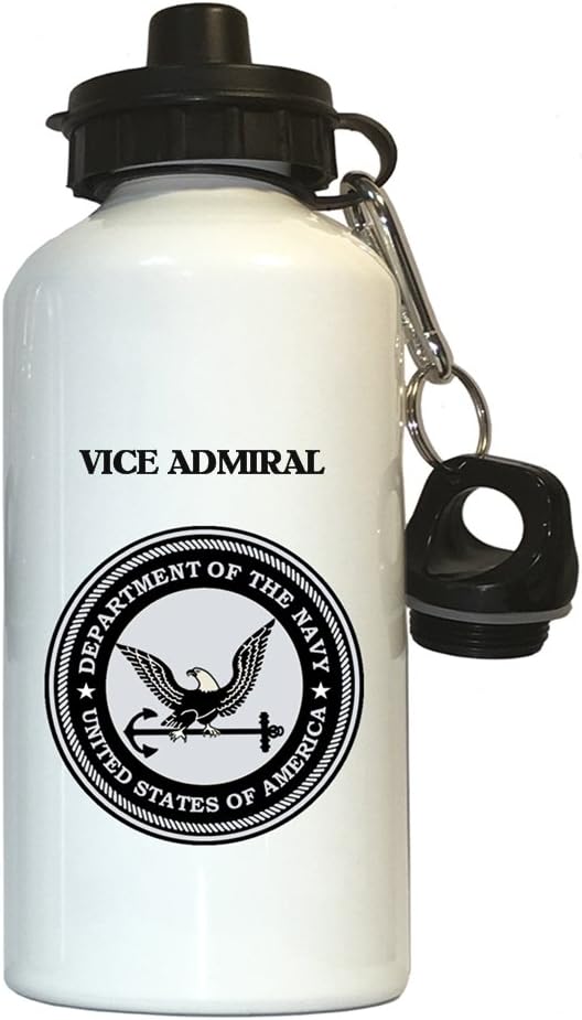 Vice Admiral - US Navy Water Bottle White, 1030