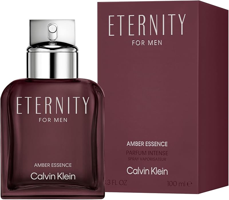 Eternity Amber Essence para Hombre | Fragancia masculina con notas a mandarina verde italiana y vainilla bourbon | Larga duración | 100 ml — foto 2 de 8