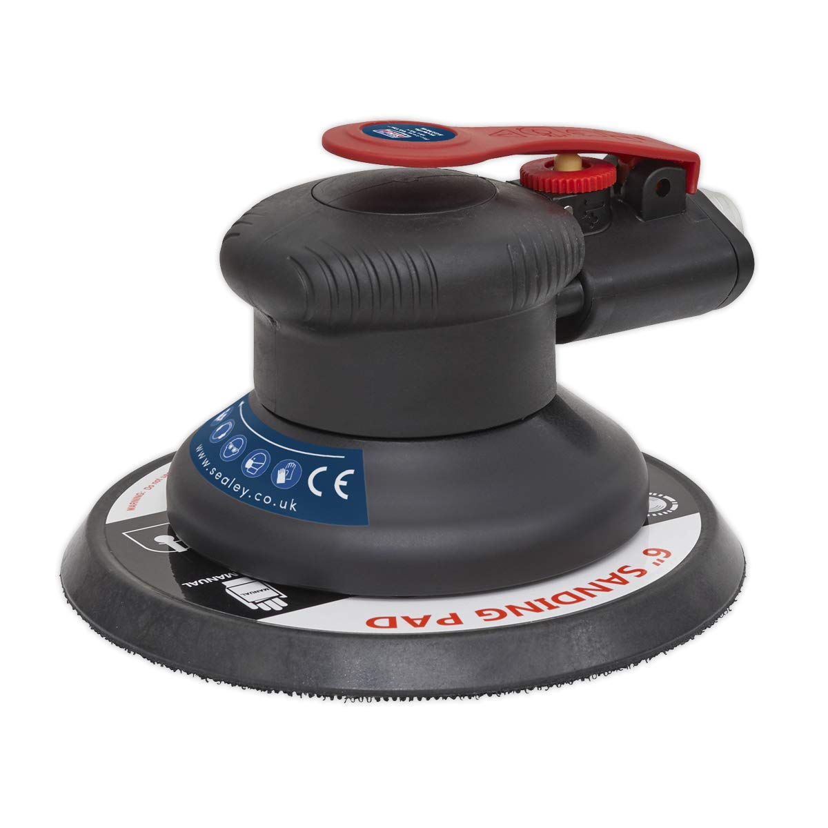 Sealey Sa800 Air Palm Orbital Sander 150Mm