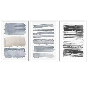 signwin 3 Piece Framed Canvas Wall Art Colorful...