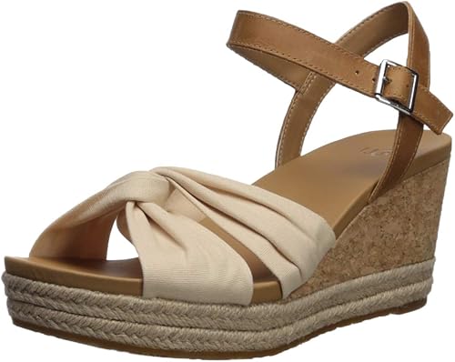 cream strappy wedges