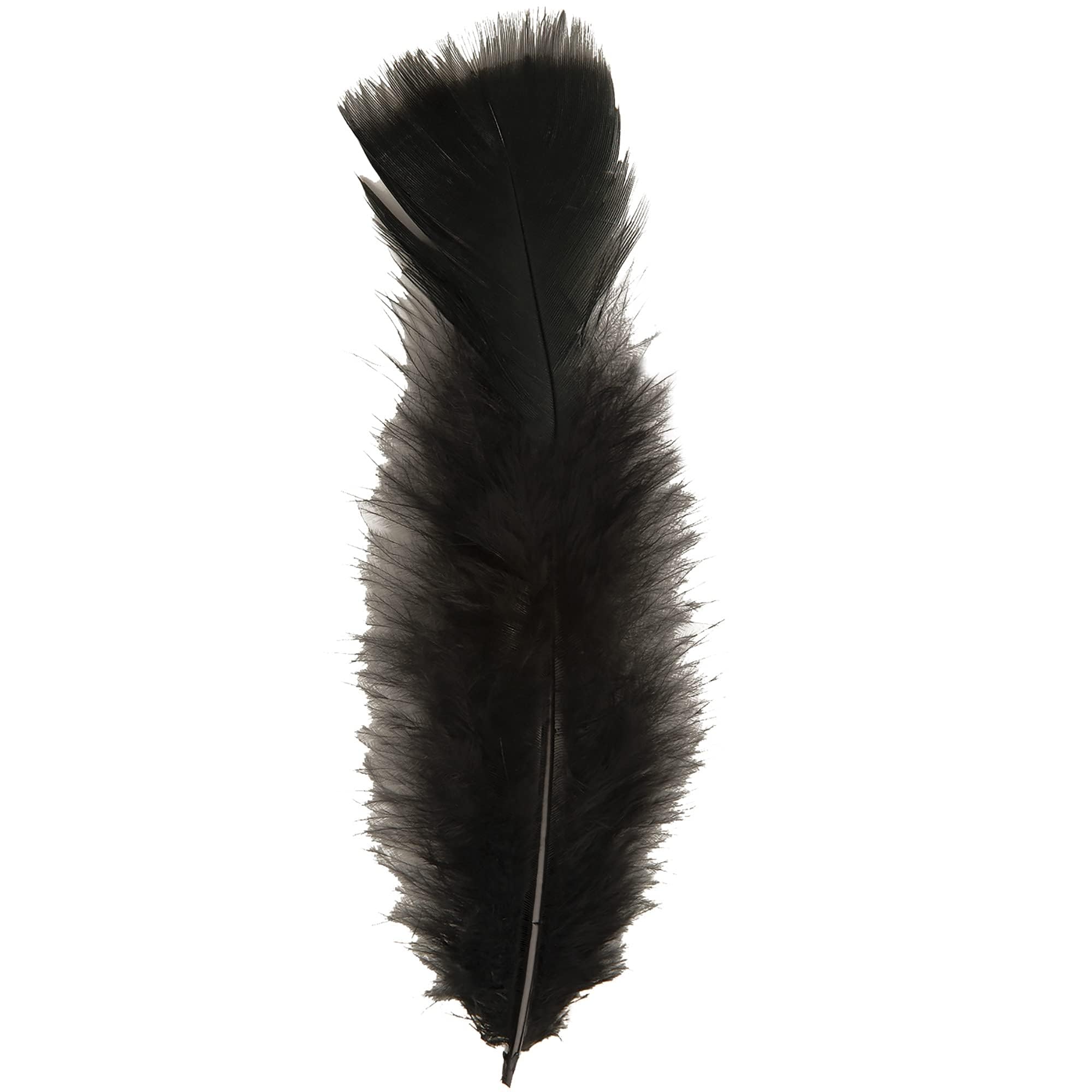 Bag of Feathers Black Accessory for 20s 30s Dancing Flapper Moll Fancy Dress